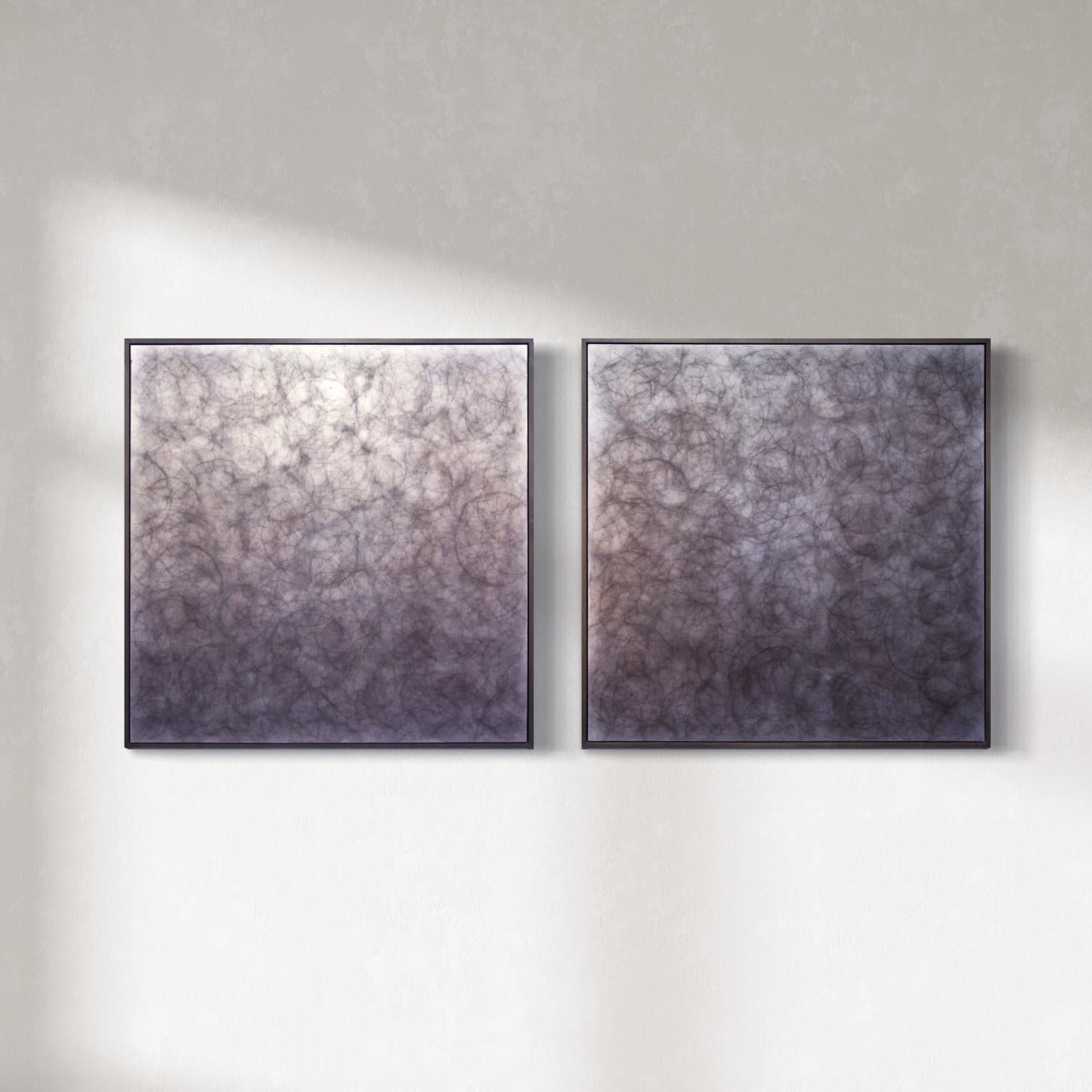 "In Memorium", Cuadros Dípticos Abstractos