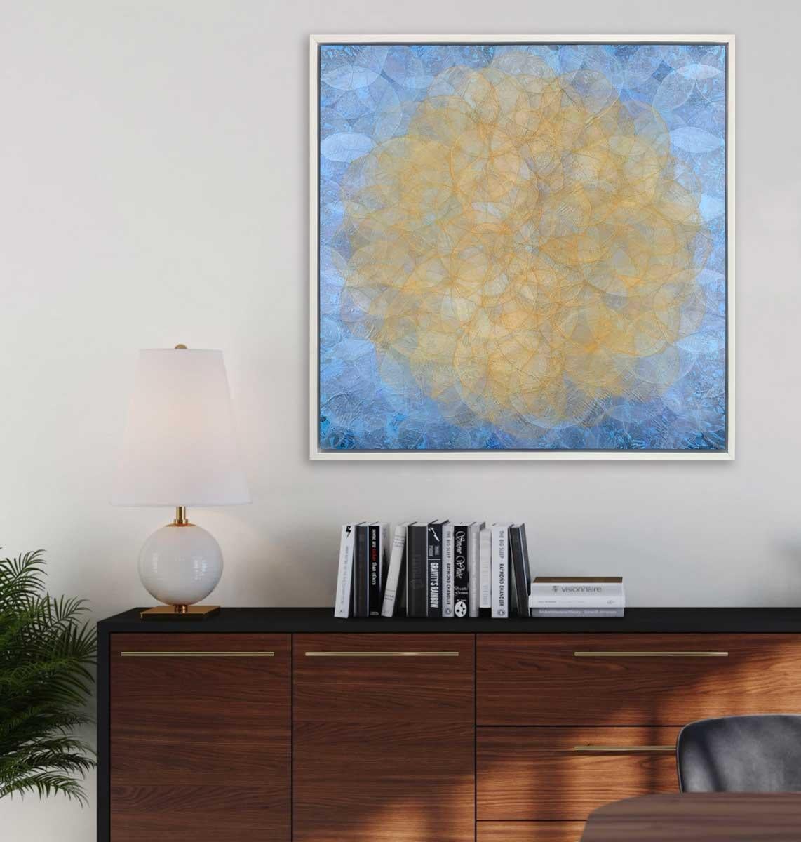 Gerahmter Giclee-Druck „Alecost“, limitierte Auflage, 53 x 53 im Angebot 1