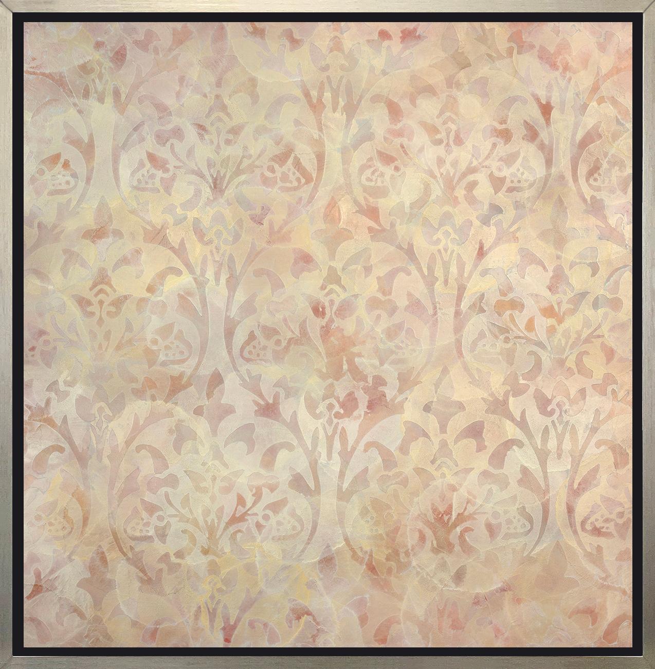 Roger Mudre Abstract Print - "Asarabacca, " Framed Limited Edition Giclee Print, 30" x 30"