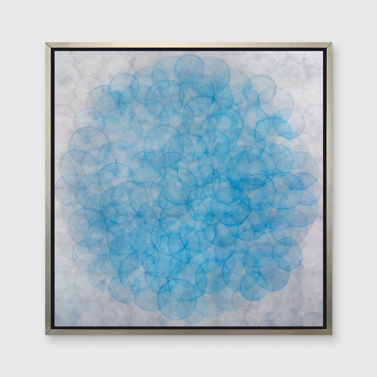 "Aubrieta", impression à la giclée encadrée à édition limitée, 30" x 30".