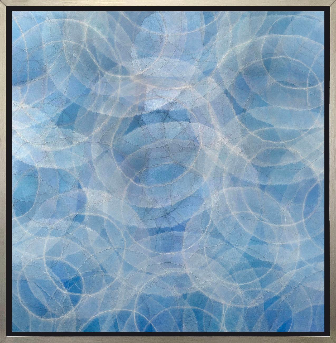 Roger Mudre Abstract Print - "Boeotia, " Framed Limited Edition Giclee Print, 24" x 24"