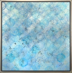 "Brunnera, " Framed Limited Edition Giclee Print, 24" x 24"