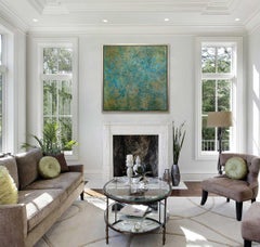 "Caelestinus, " Framed Limited Edition Giclee Print, 36" x 36"