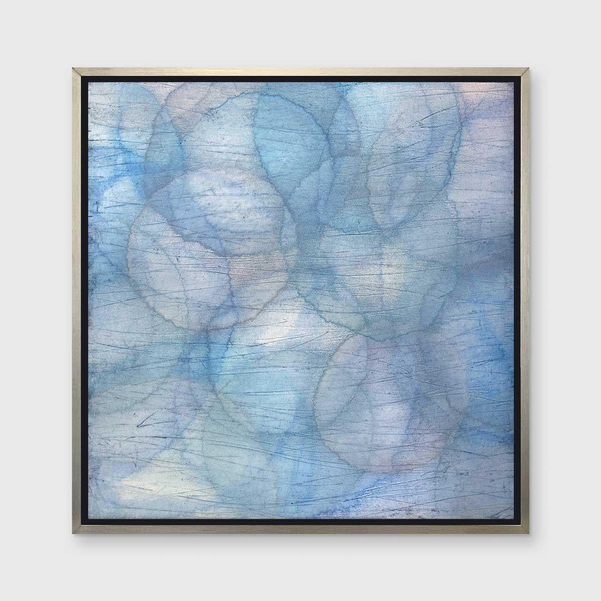 Roger Mudre Abstract Print – „Caulophyllum I“, gerahmter Giclee-Druck in limitierter Auflage, 48" x 48"