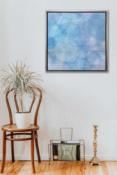 "Caulophyllum III, " Framed Limited Edition Giclee Print, 53" x 53"