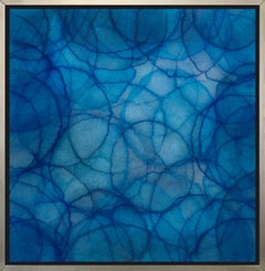 "Cineraria, " Framed Limited Edition Giclee Print, 30" x 30"