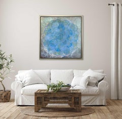 "Ginkgophyta, " Framed Limited Edition Giclee Print, 48" x 48"