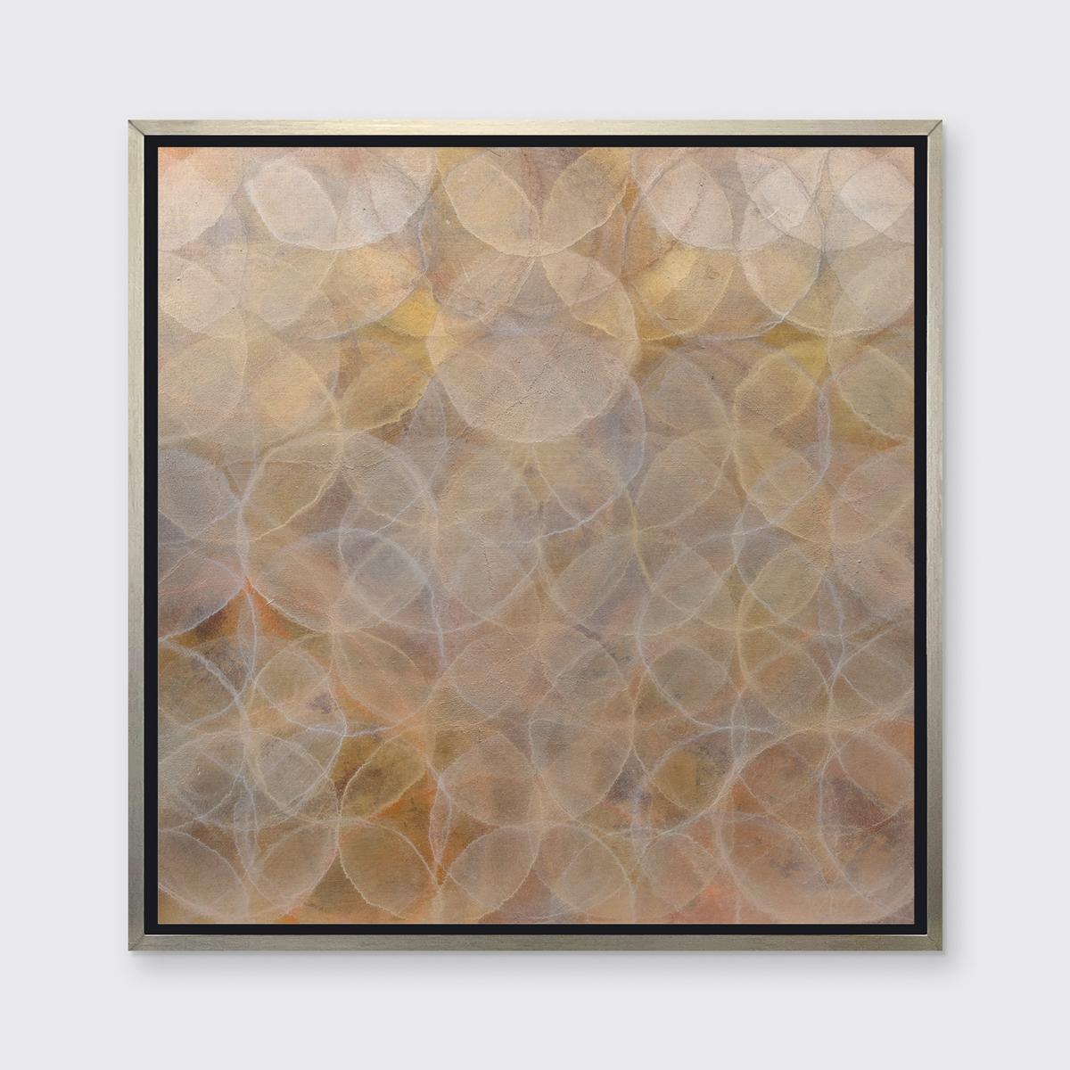 Roger Mudre Abstract Print - "Krameria, " Framed Limited Edition Giclee Print, 40" x 40"