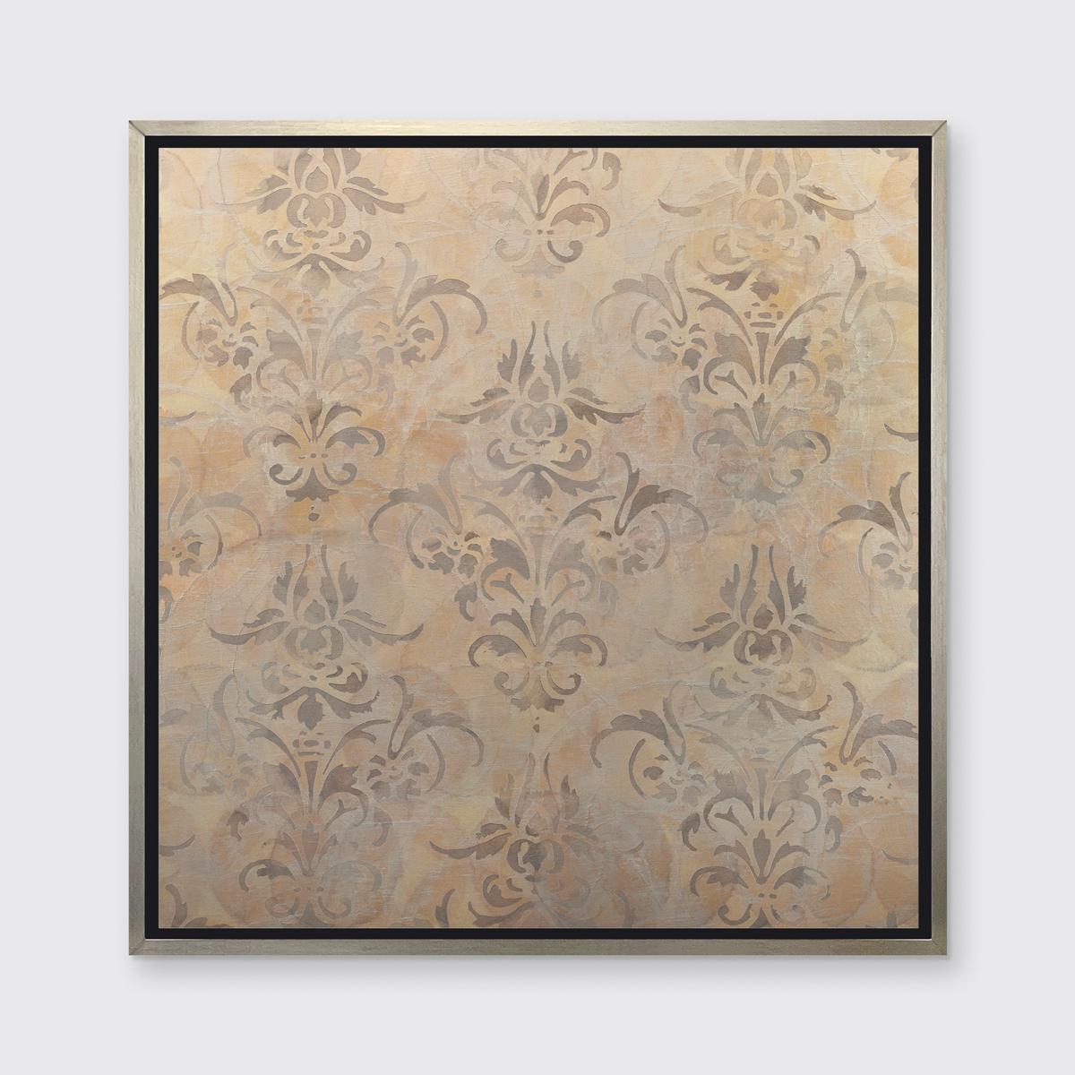 This abstract limited edition print by Roger Mudre is inspired by his recent trip to the Northern Italian city. In it, Mudre weaves his exploration of the circle together with a geometric floral pattern reminiscent of Venician Fortuny Fabrics. Each