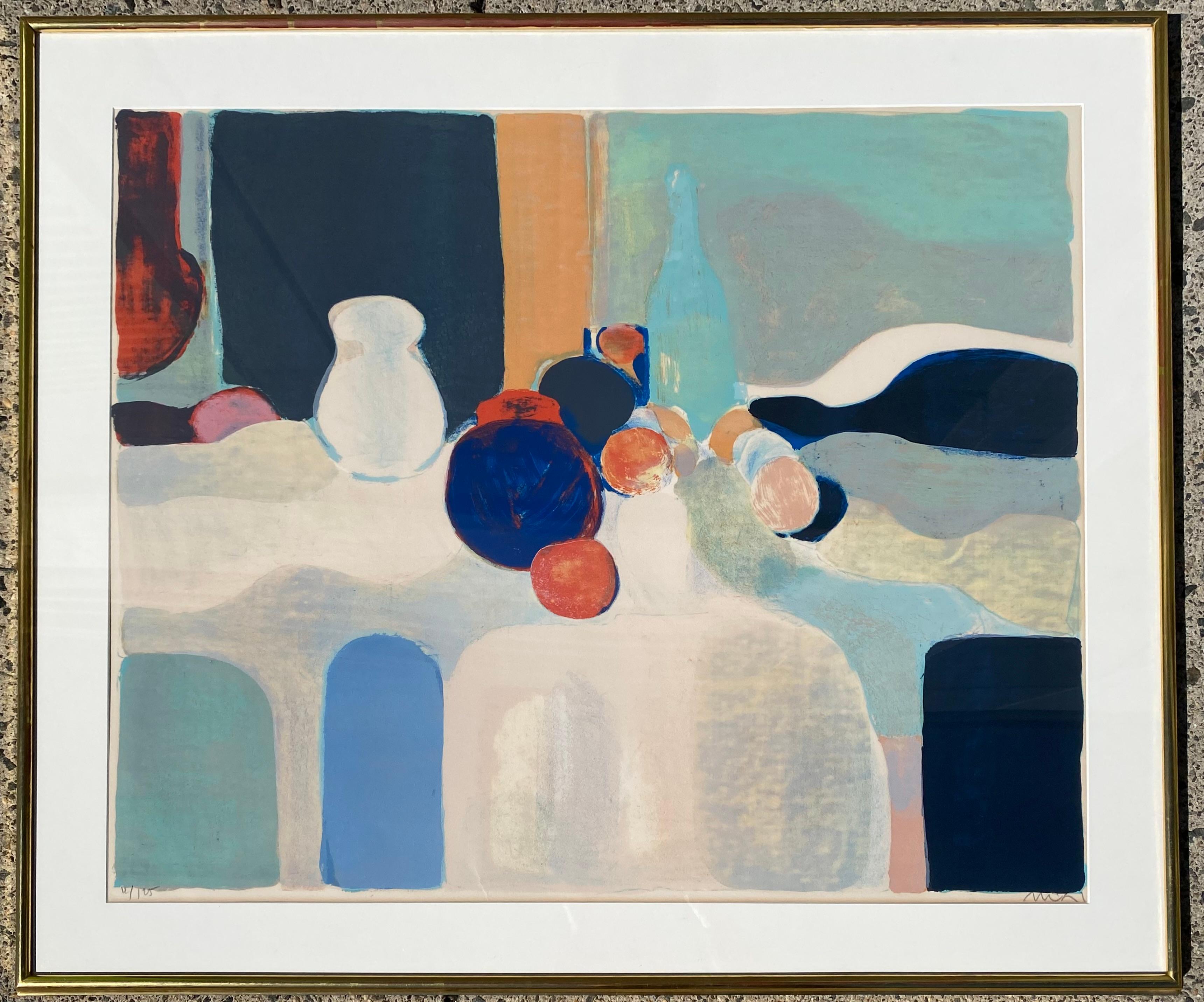 Original Still LIfe Lithograph