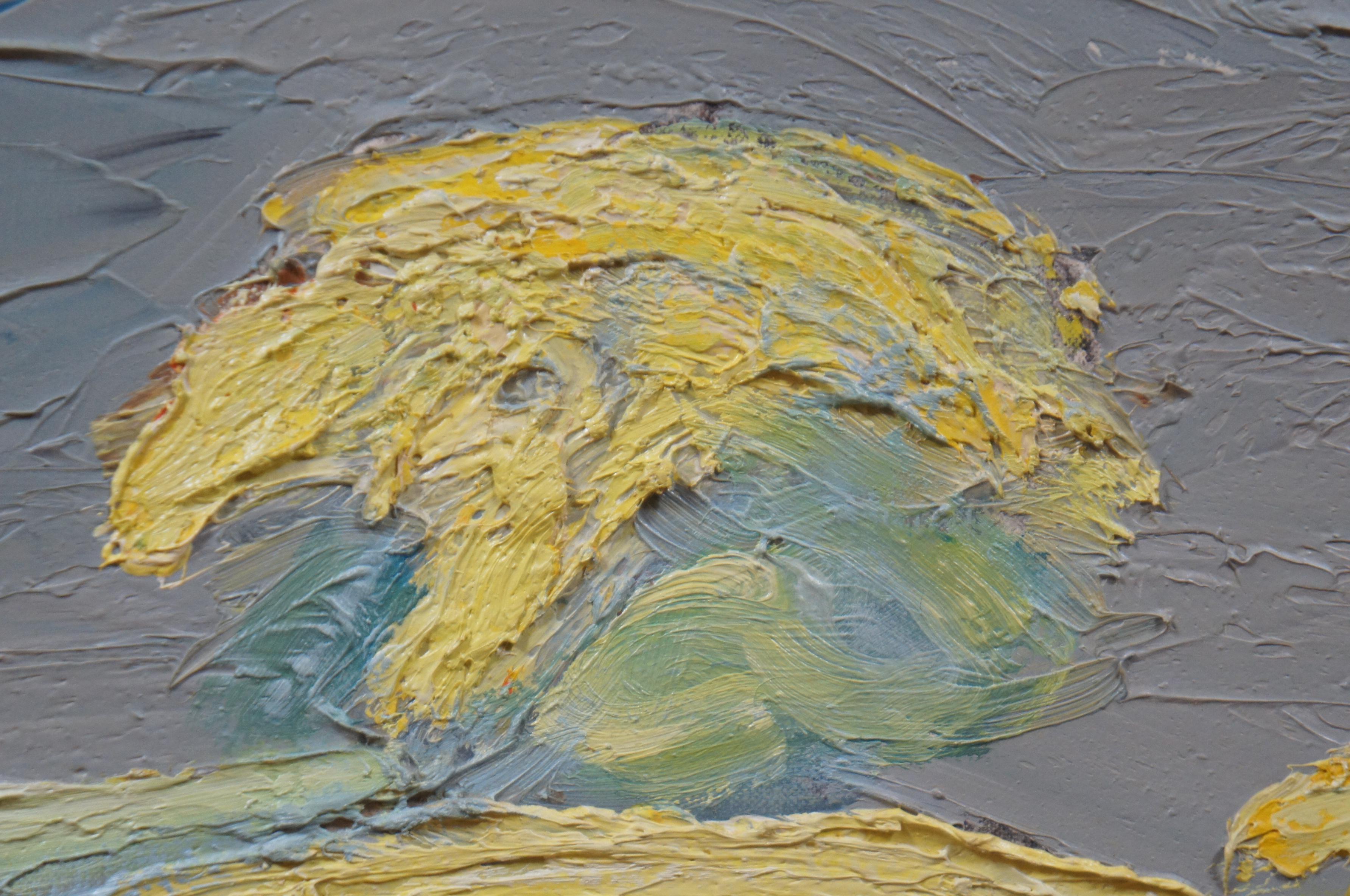 Roger Muhl Paysage impressionniste Automne Peinture à l'huile sur toile Automne automne 3