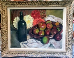 Still Life with Apples and Flowers, School of Paul Cezanne
