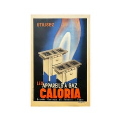 Original poster realized by Roger Perot for the brand Caloria - Art Deco
