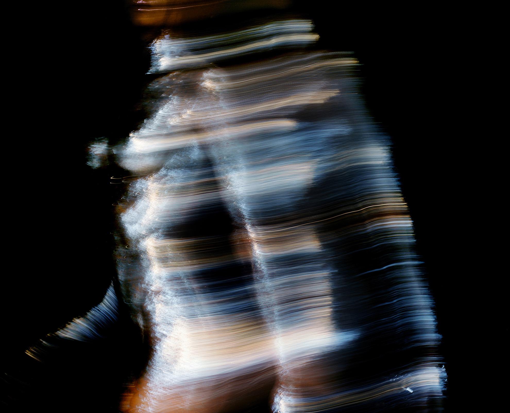 Space Running Girl - Abstract Expressionist Art Photography