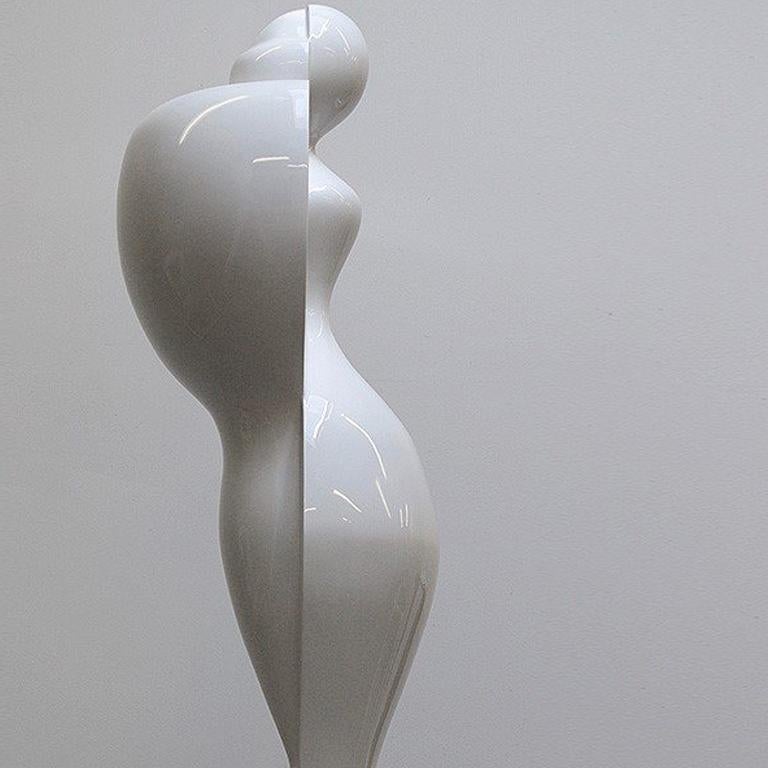 Limited Edition of 3

Swiss-American sculptor Roger Reutimann is working with contemporary materials like cast stainless steel and fiberglass to transform the inexhaustible subject of the human figure into present-day original and innovative works