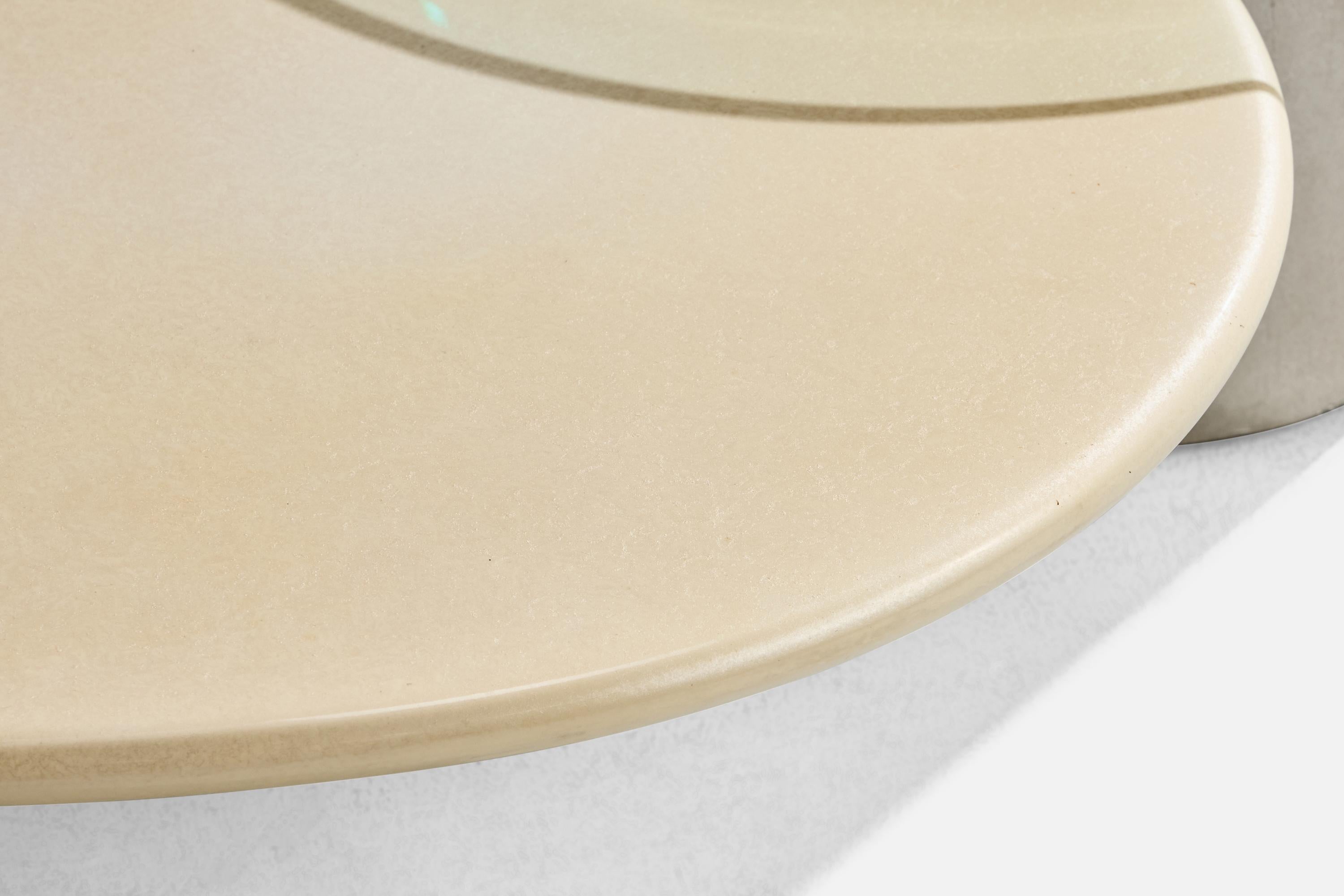 Roger Rougier, Coffee Table, Wood, Glass, Canada, 1970s in vendita 6