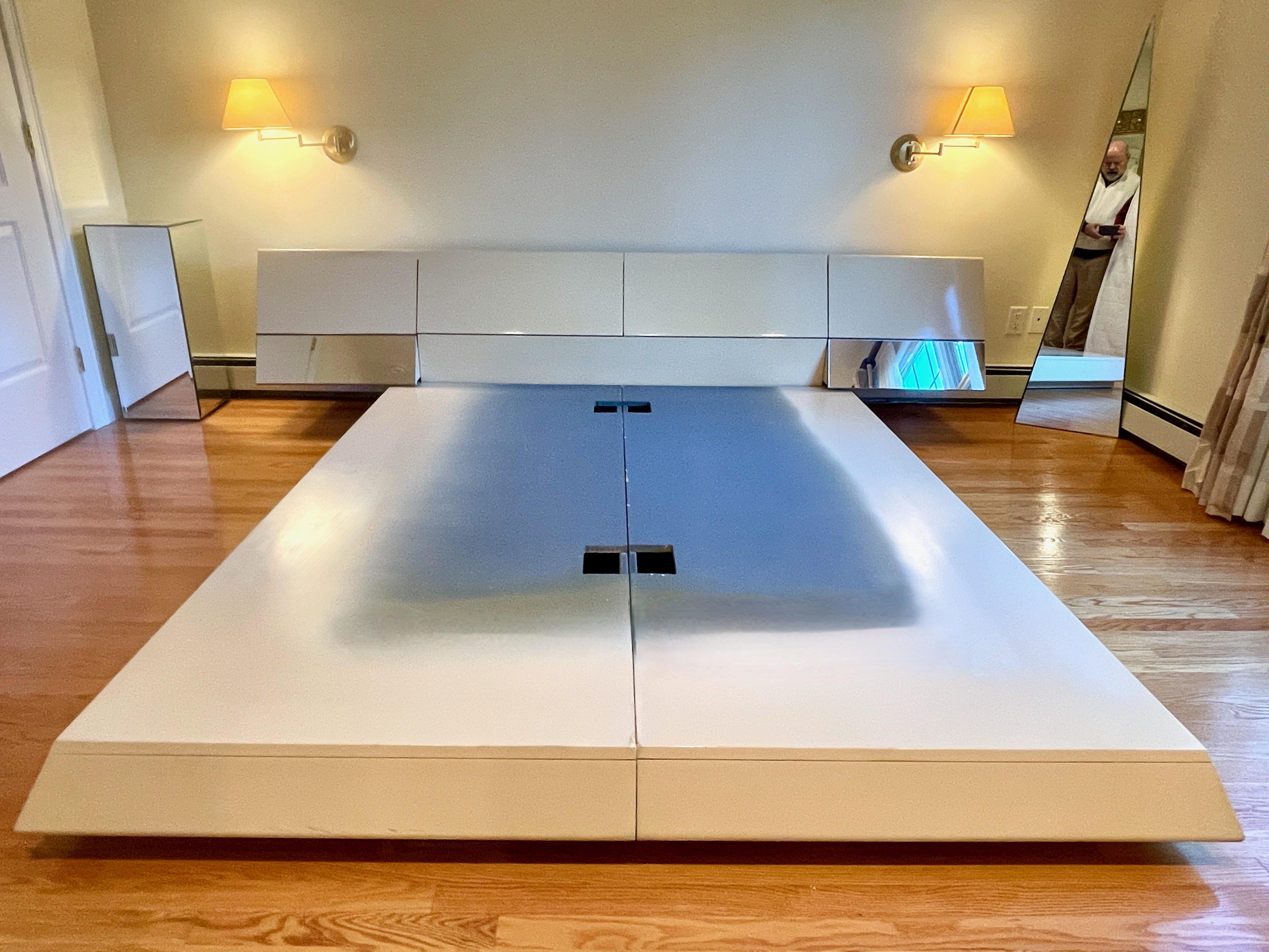 Cama Lacada Roger Rougier - Queen en venta 6