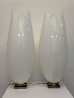 Roger Rougier Tulip Table or Floor Lamps, 1970s - A Pair