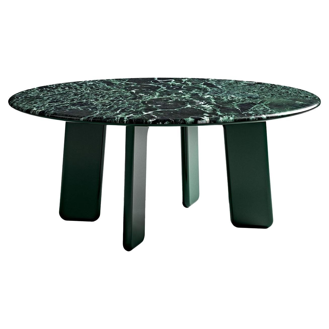 Table de salle à manger ronde en marbre Greene & Greene