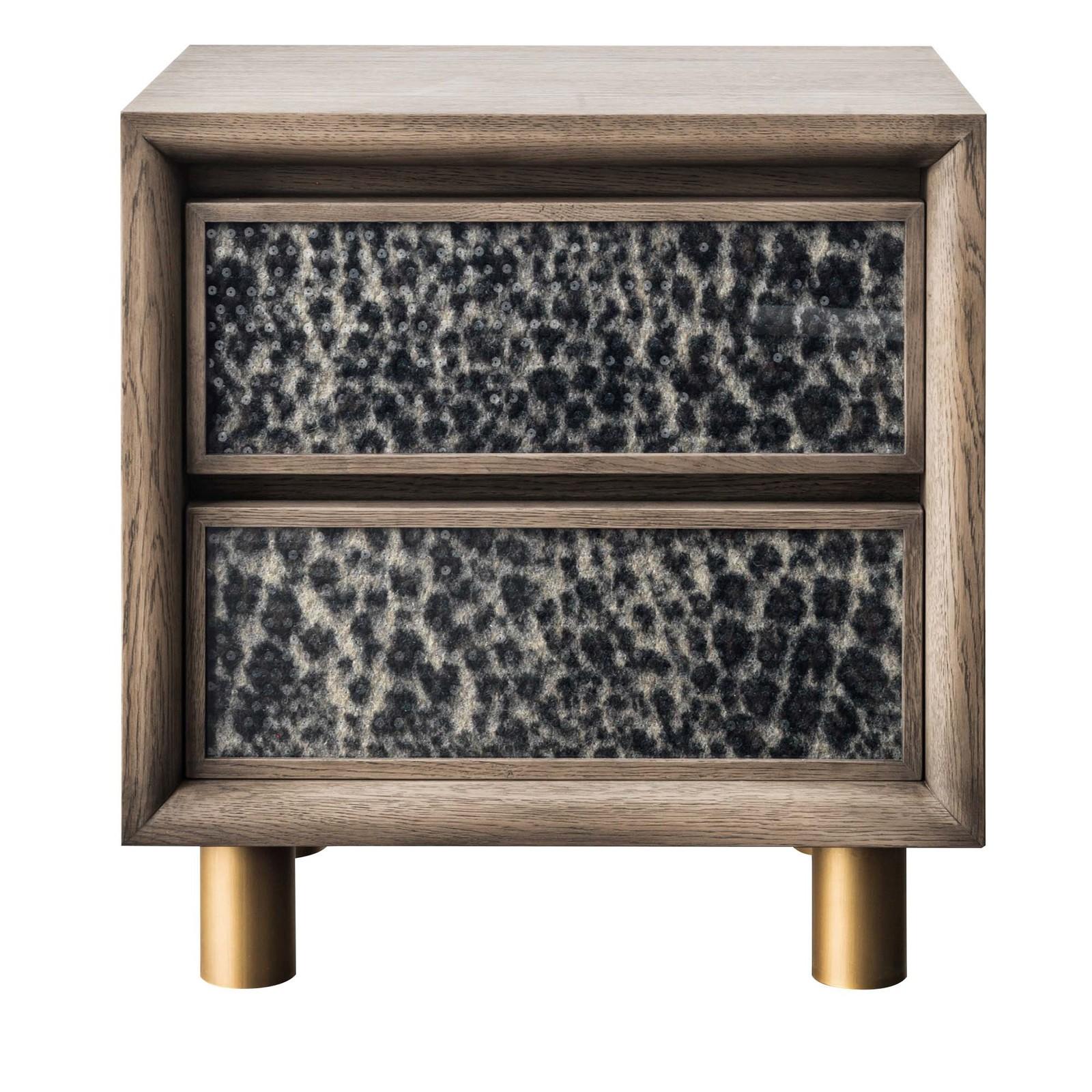 Modern Roger Safari Nightstand by Chiara Provasi For Sale