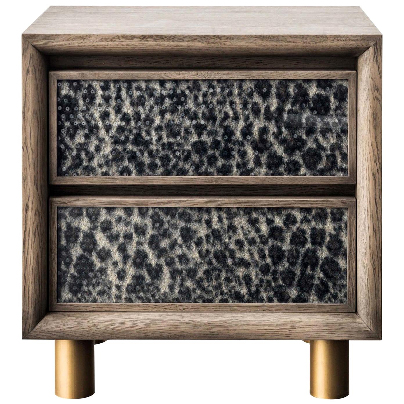 Roger Safari Nightstand by Chiara Provasi For Sale