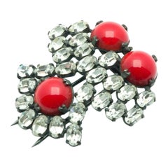 Roger Scemama Haute Couture Déposé Vintage Brooch 50s