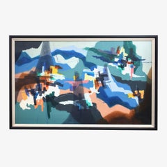 American abstract paintings by Roger Selchow - Diptych