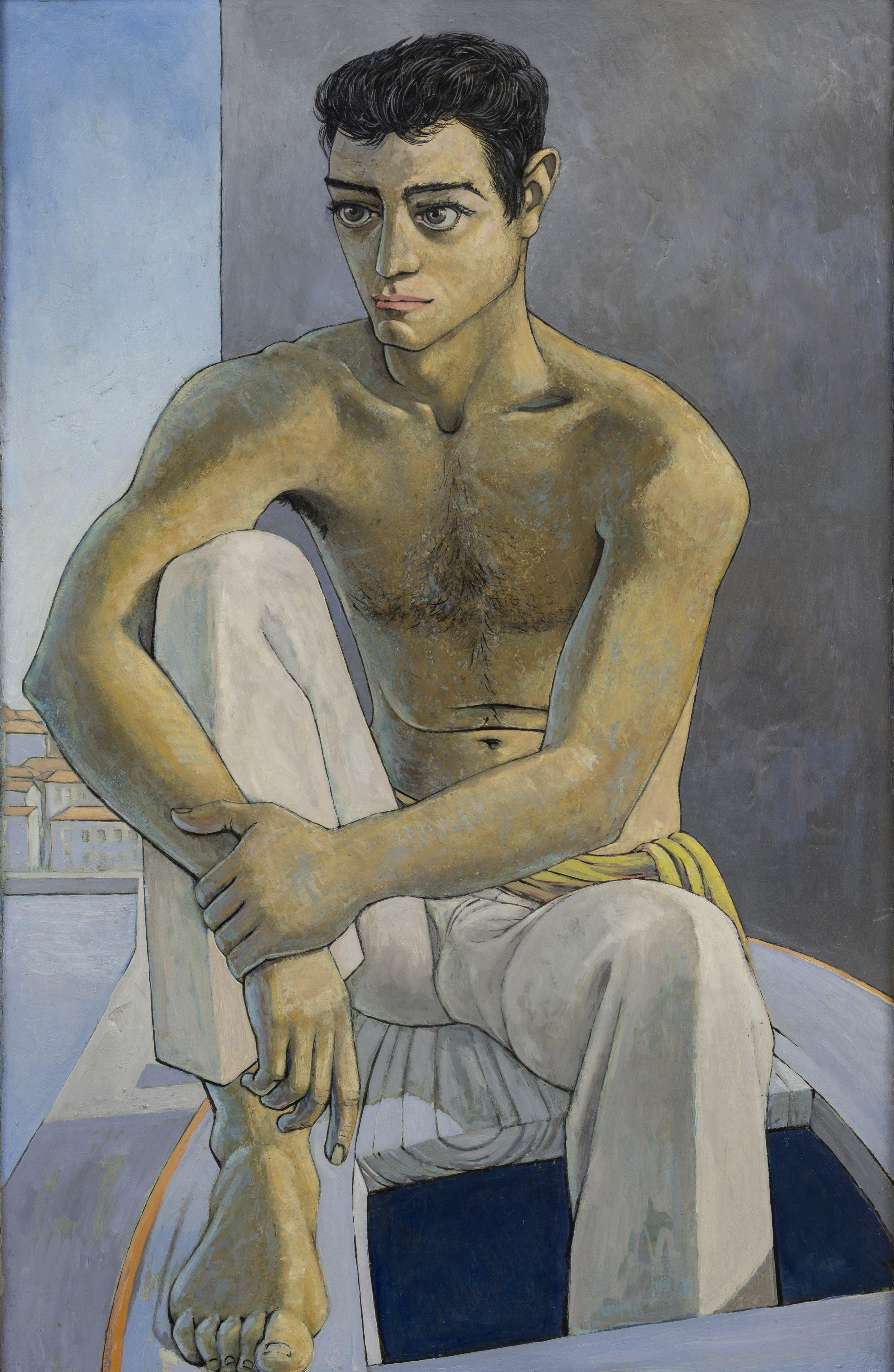 Barcaiolo cretese - Painting di Roger Shackleton