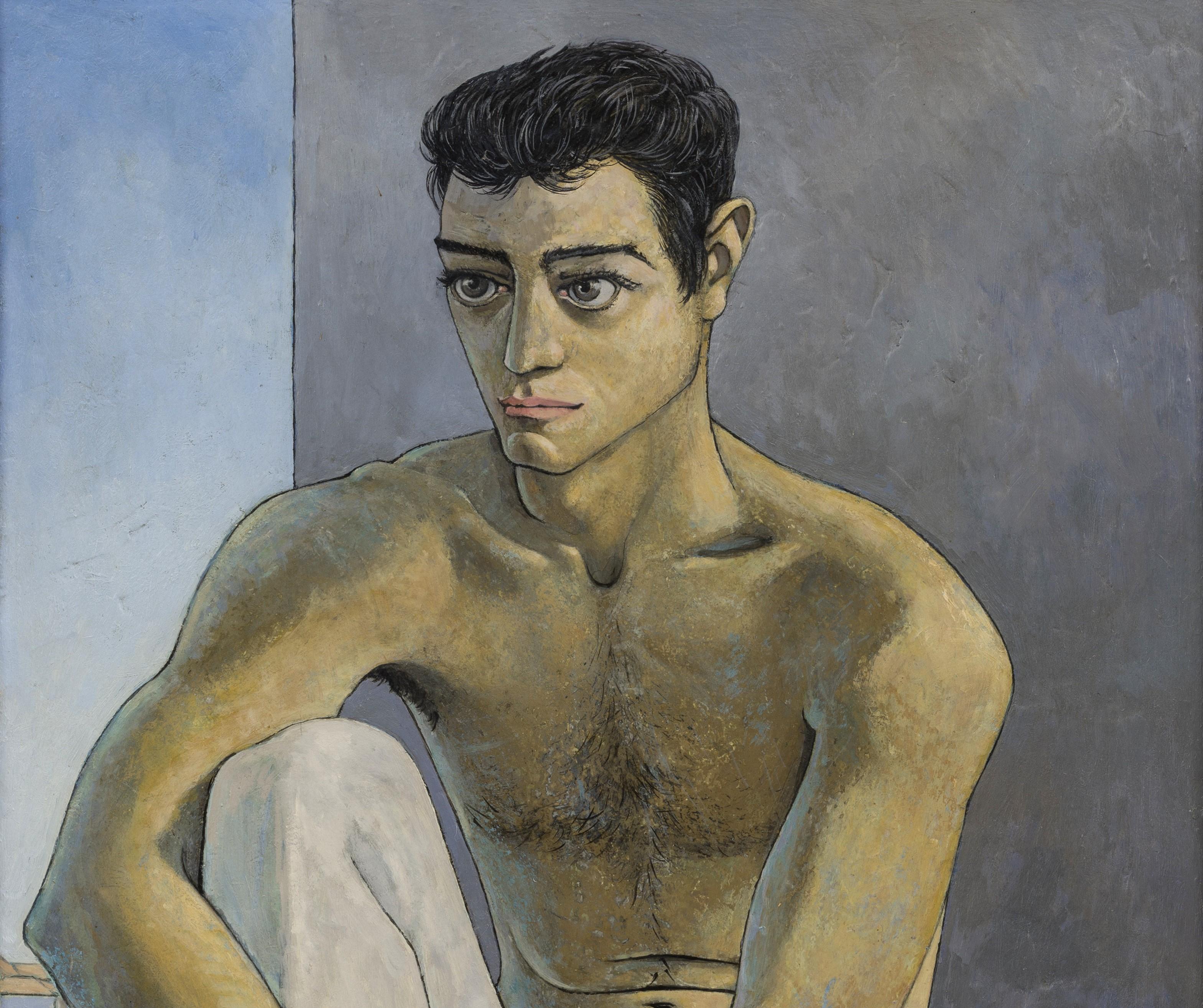 Barcaiolo cretese - Painting Dopoguerra di Roger Shackleton