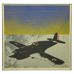 Roger Shimomura Curtiss P-40 Lithograph, 1969