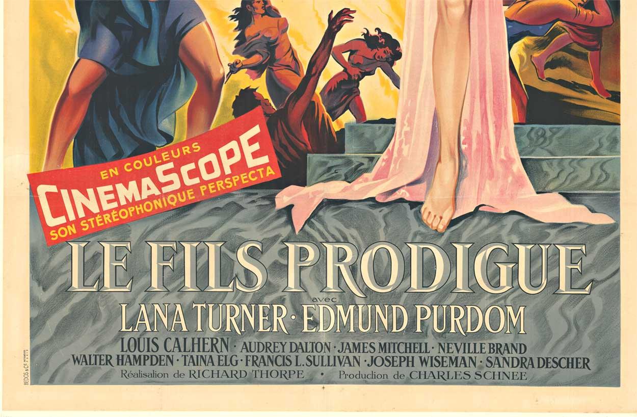 Il Figlio Proibito originale  Locandina del film d'epoca francese Le Fils Prodigue - Print Art Déco di Roger Soubie