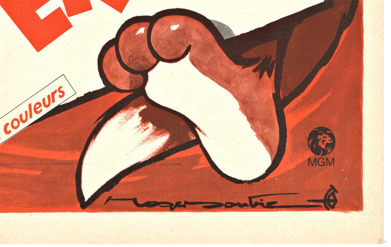Poster del film d'animazione d'epoca 