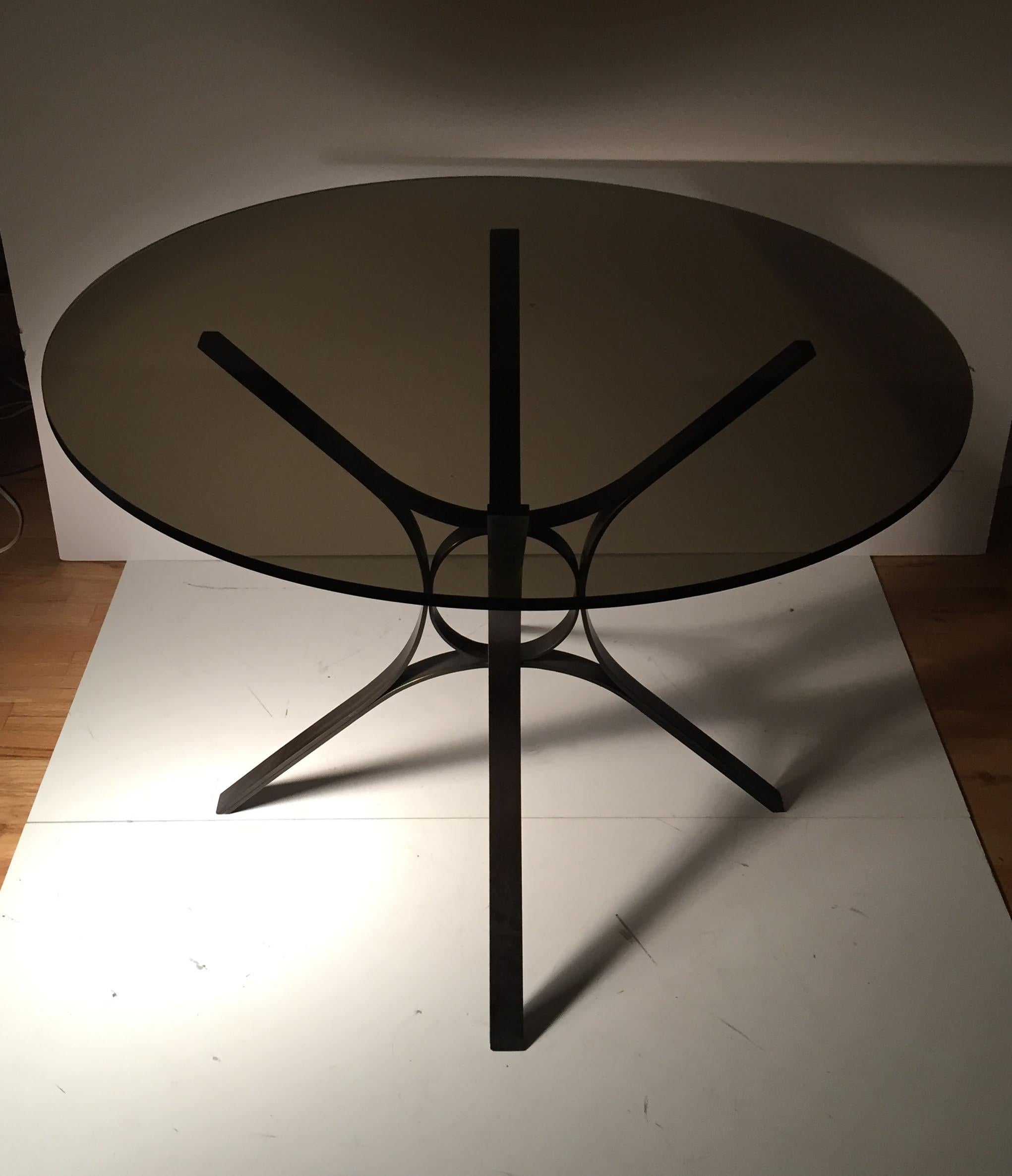 Roger Sprunger Bronze Dinette Table for Dunbar 1