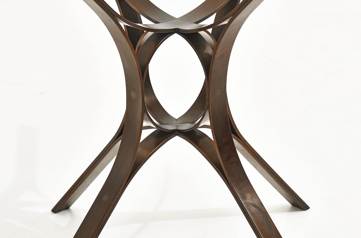 American Roger Sprunger for Dunbar Bronze and Glass Center Table, 1960