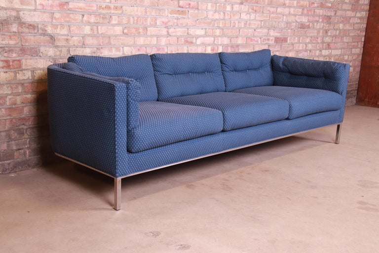 Late 20th Century Roger Sprunger for Dunbar Curved Back Sofa, 1970s For Sale