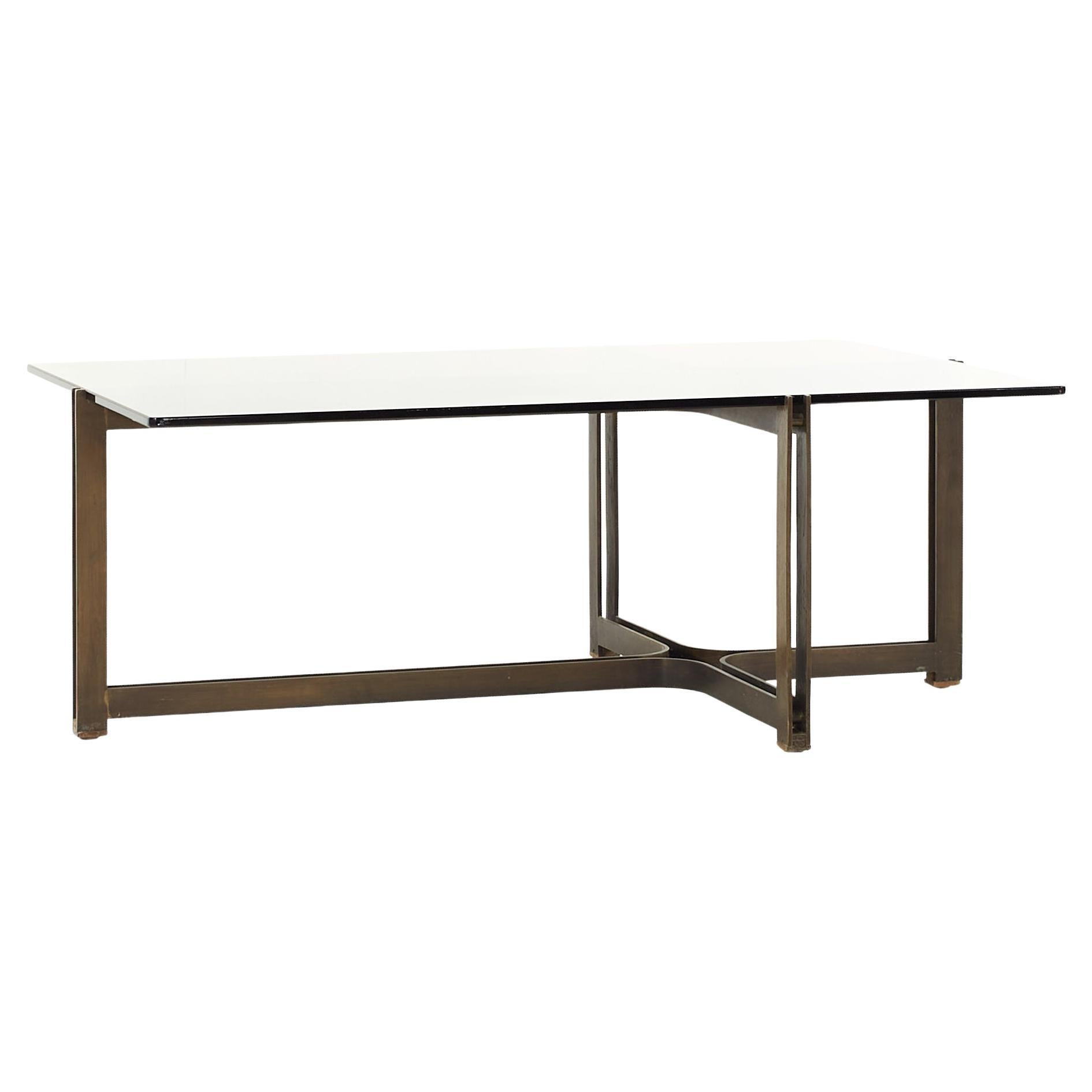 Roger Sprunger for Dunbar Mid-Century Bronze Coffee Table