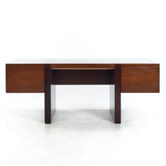 Roger Sprunger for Dunbar Mid Century Ebonized Oak Executive Desk