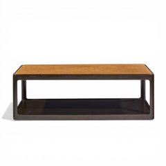 Tavolino in mogano “Mid Century” di Roger Sprunger per Dunbar