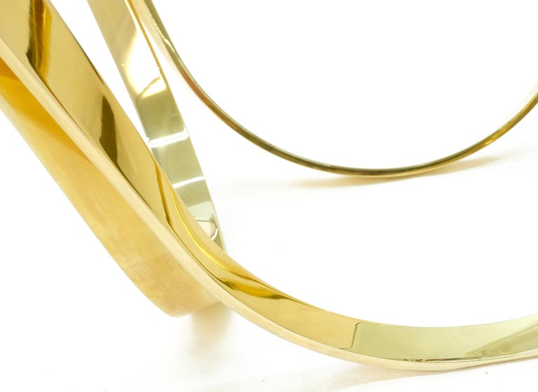 Roger Sprunger for Dunbar MidCentury Modern Brass Glass Coffee Table