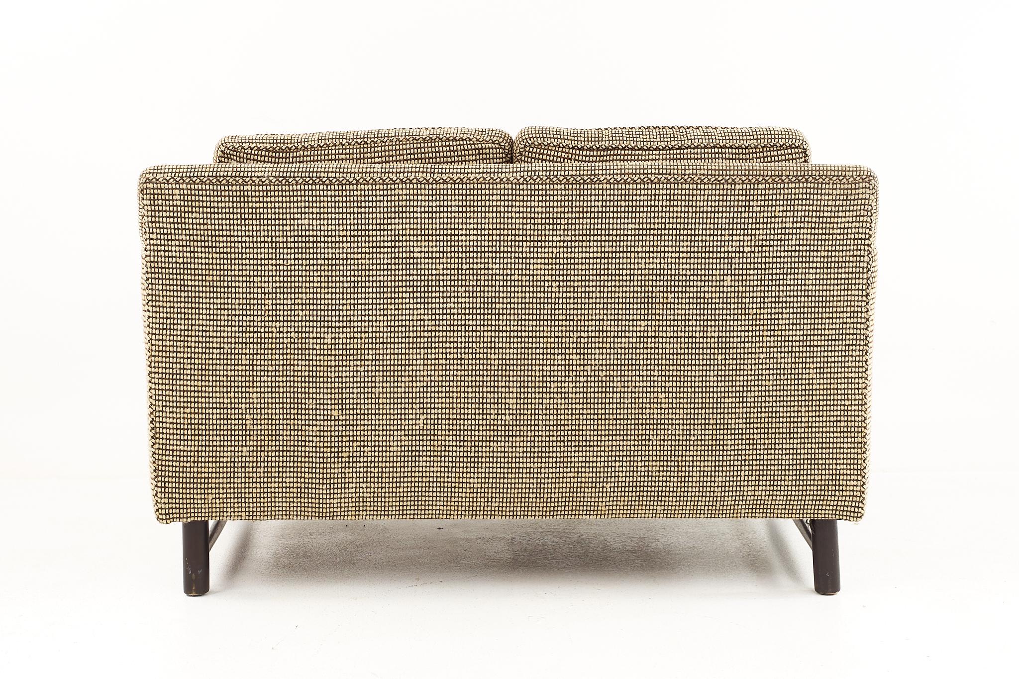 Edward Wormley for Dunbar Mid-Century Settee In Good Condition In Countryside, IL