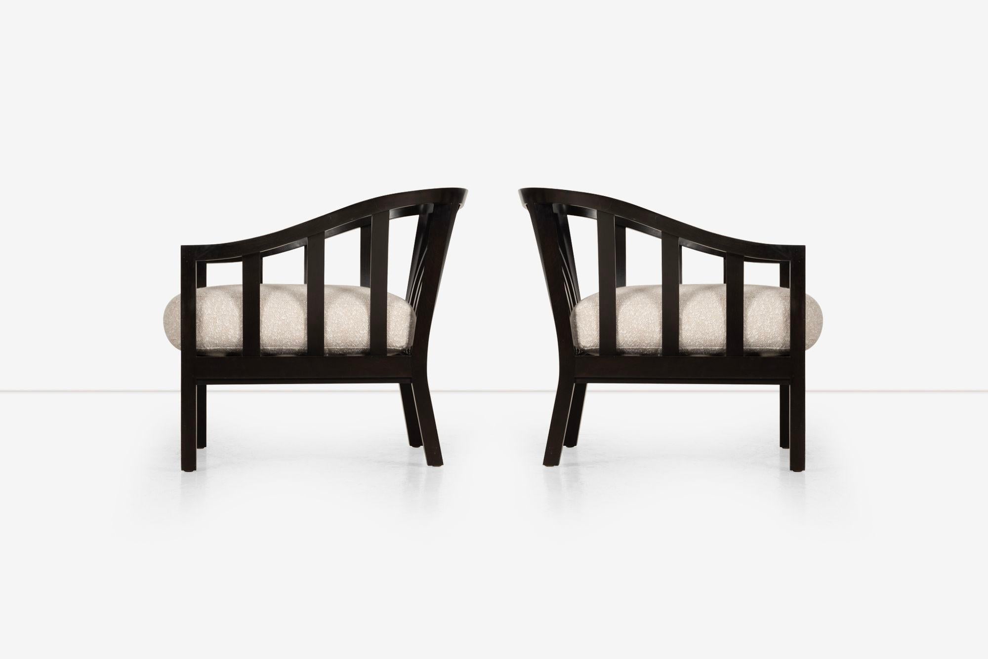 Roger Sprunger pour Dunbar, paire de chaises longues 1965c. en vente 1