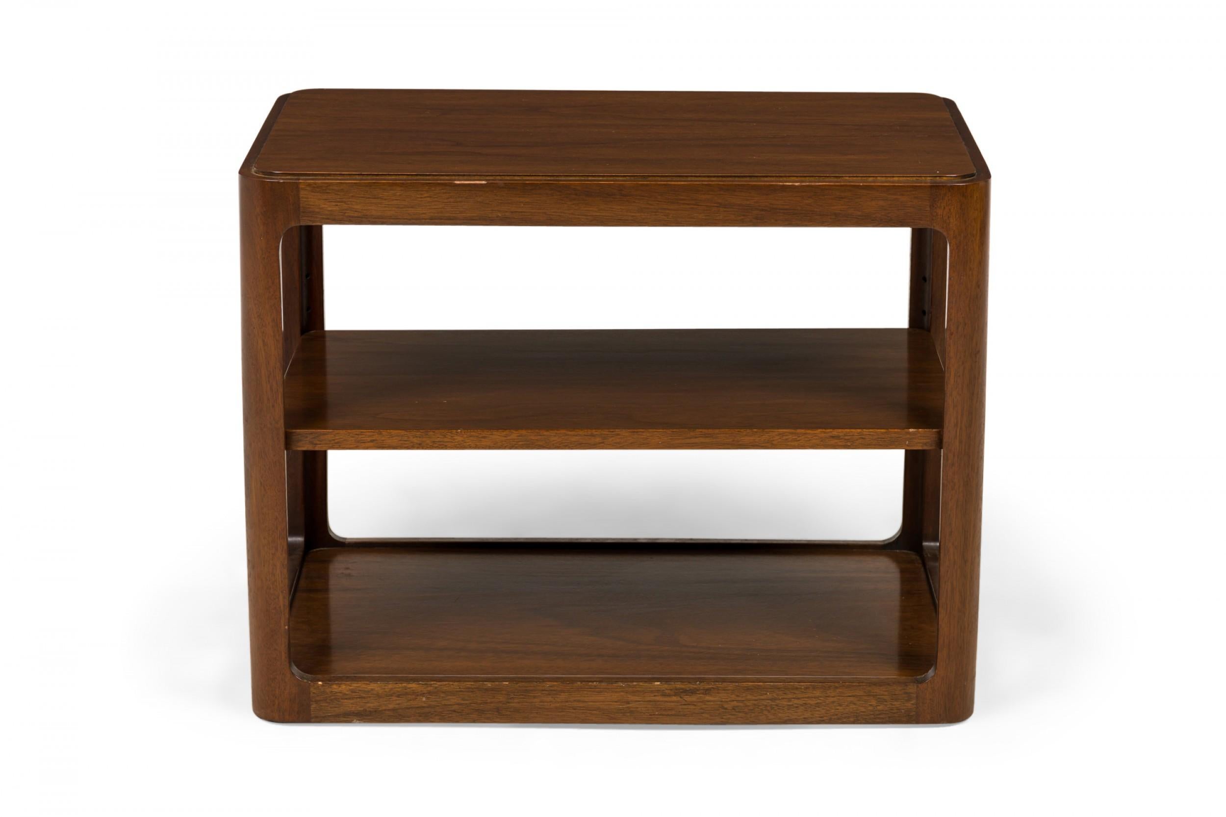 American Roger Sprunger for Dunbar 'Radius' Form Wooden End Table For Sale