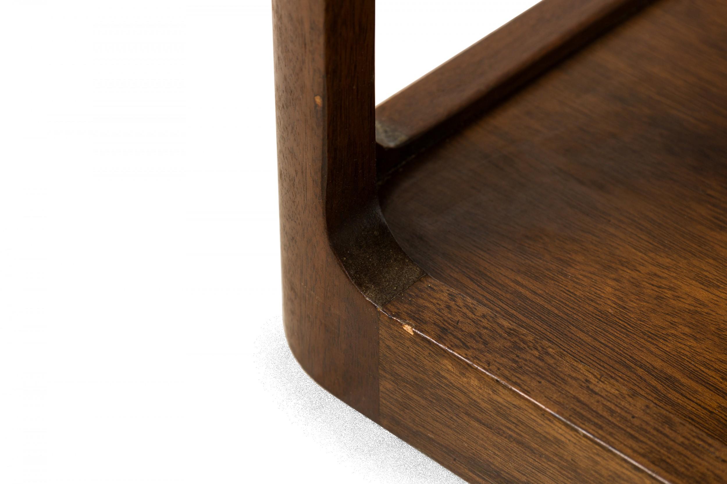 Roger Sprunger for Dunbar 'Radius' Form Wooden End Table For Sale 1