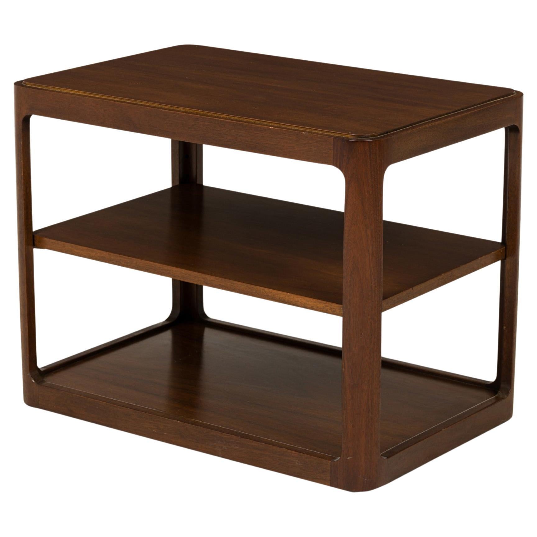 Roger Sprunger for Dunbar 'Radius' Form Wooden End Table For Sale
