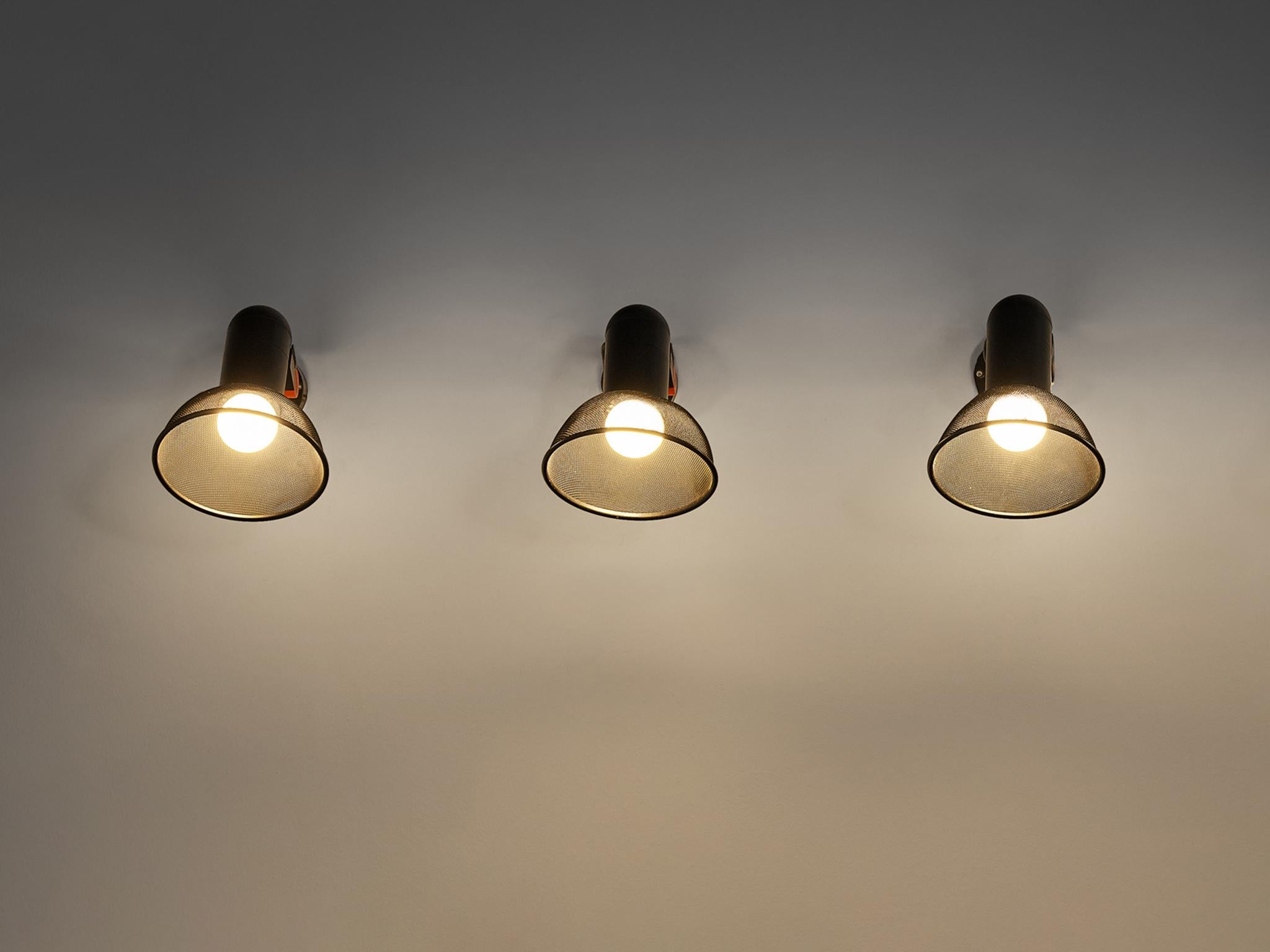 Late 20th Century Roger Tallon for Erco 'Spot' Wall Lights For Sale