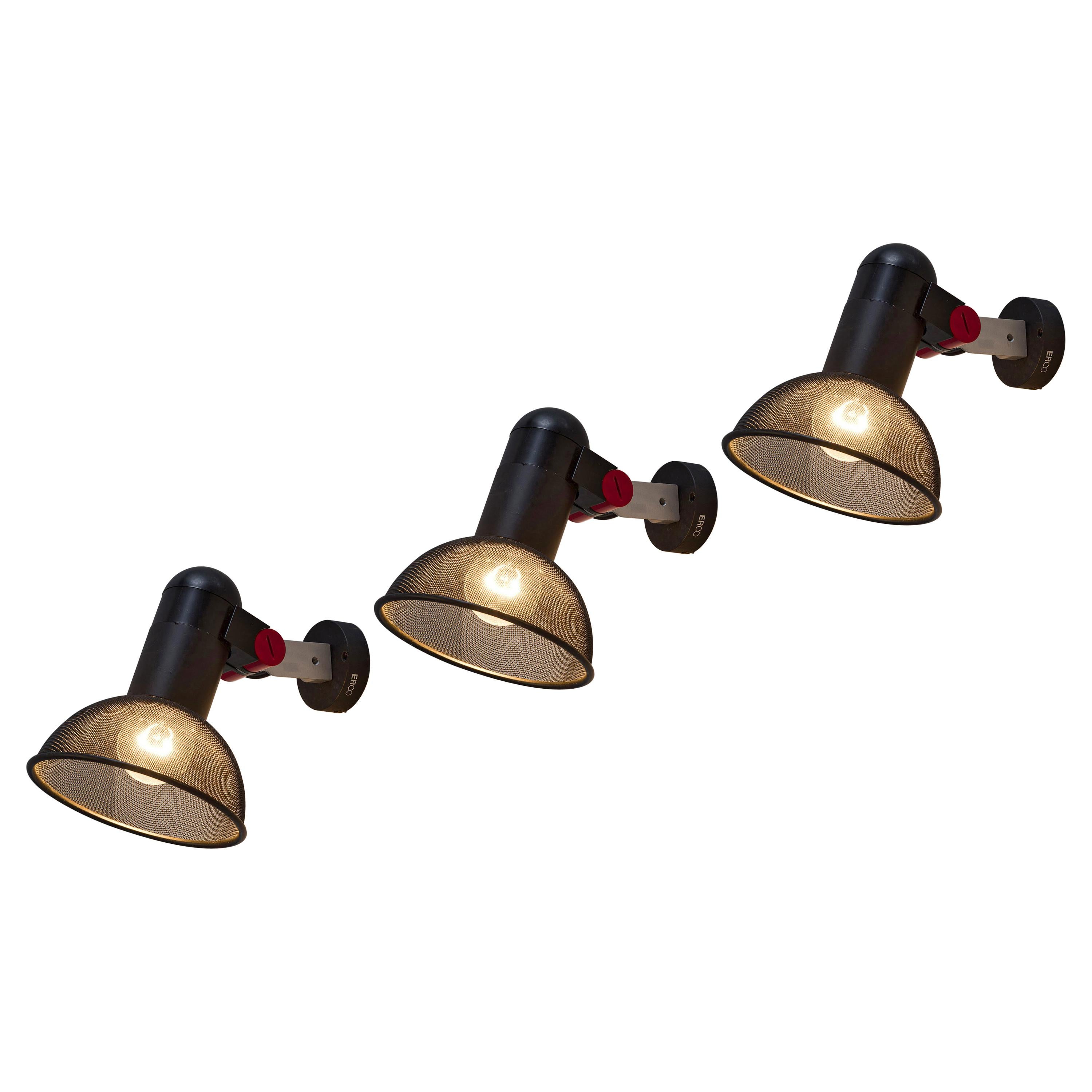 Roger Tallon for Erco 'Spot' Wall Lights For Sale