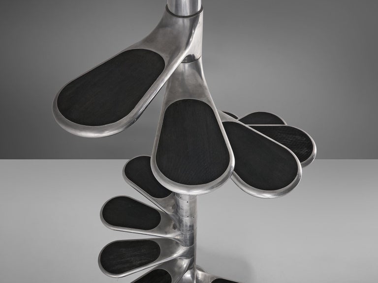 Mid-Century Modern Roger Tallon Sculptural 'Helicoid' Staircase For Sale