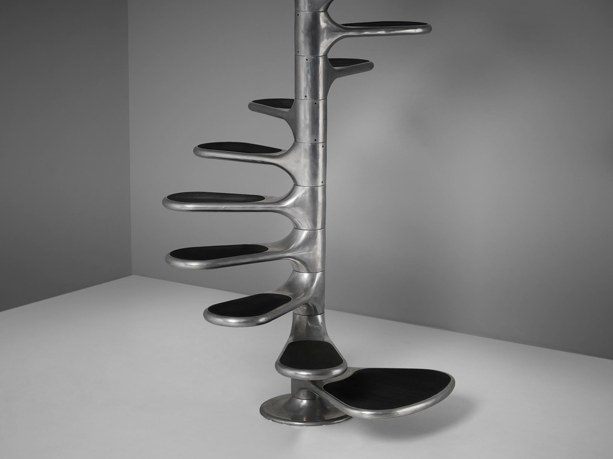 Mid-Century Modern Roger Tallon Sculptural 'Helicoid' Staircase, 1964