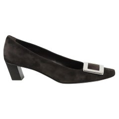 Roger Vivier Belle Vivier Suede Pumps EU 37.5 UK 4.5 US 7.5