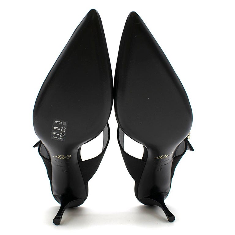 roger vivier satin flats